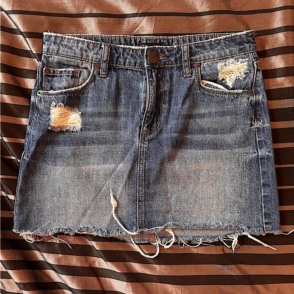 Y2K Denim Mini Skirt